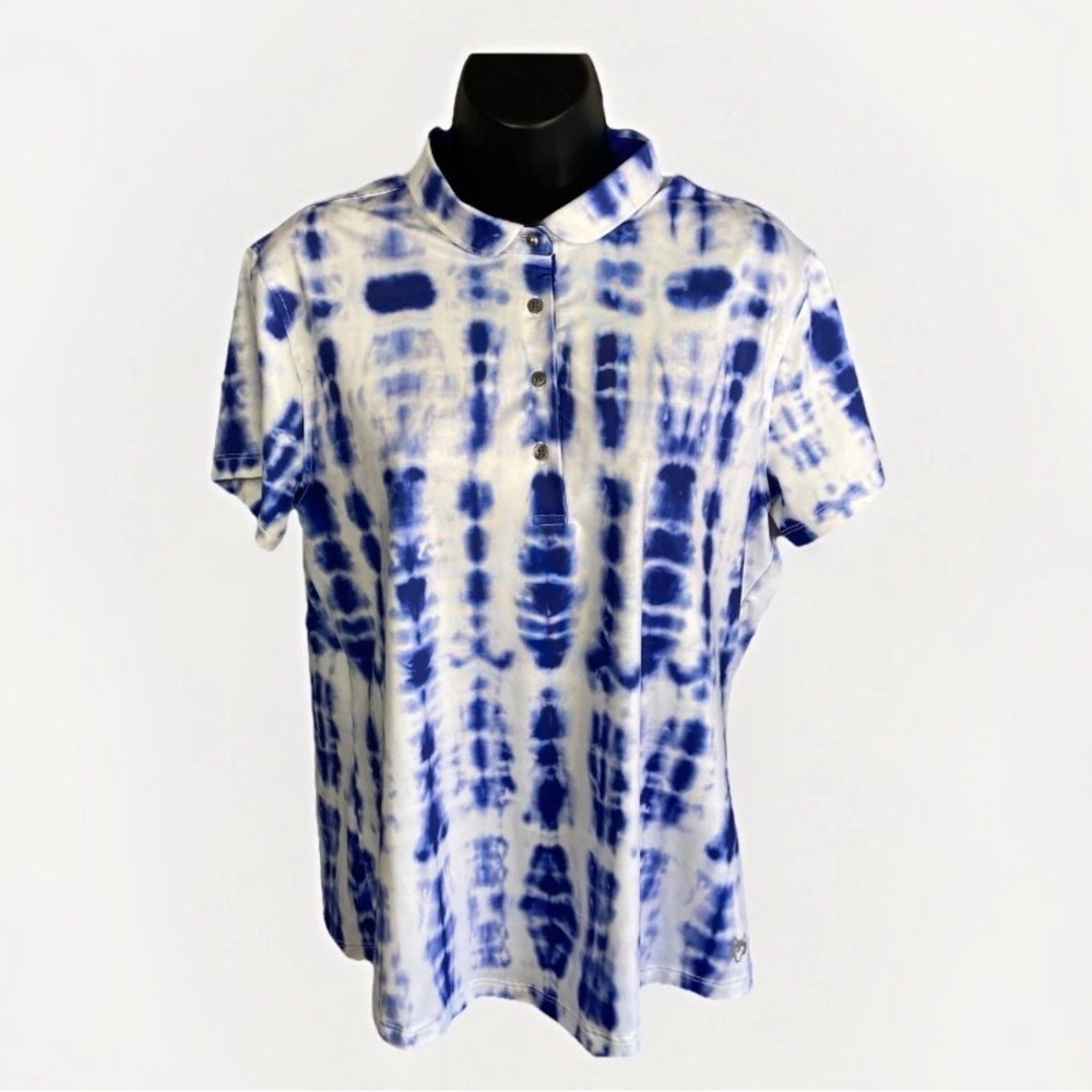 Greyson Golf Polo Women’s L Size Tag Removed Pickelball Tennis Made In Peru